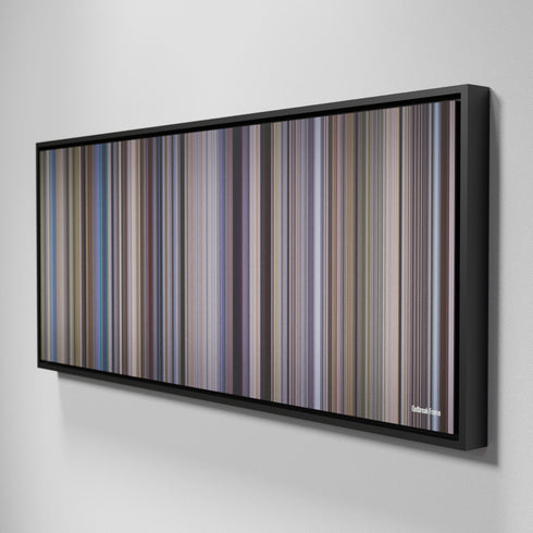 Side view of Framed Buff's of Outbreak Frome on the wall