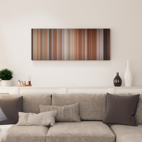 Living room interior with Liar Liar Frome on the wall