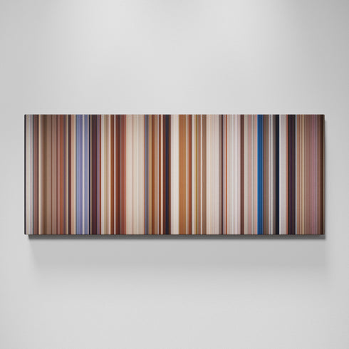 Holes movie canvas wall art - color palette print