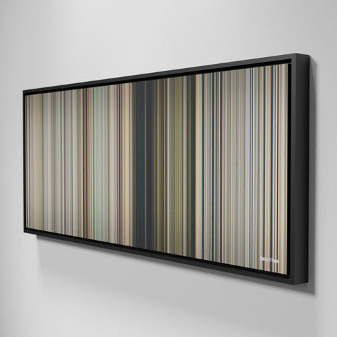 Side view of Framed Buff's of District 9 Frome on the wall