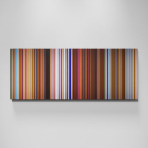 Charlie's Angels movie canvas wall art - color palette print