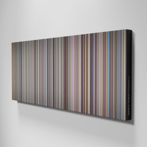 Side view of Buff's of Long Strange Trip - The Untold Story of The Grateful Dead Frome on the wall