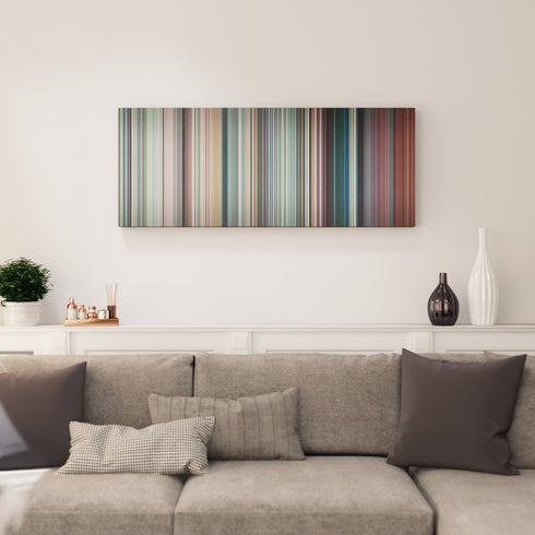 Living room interior with The Karate Kid Frome (2010) on the wall