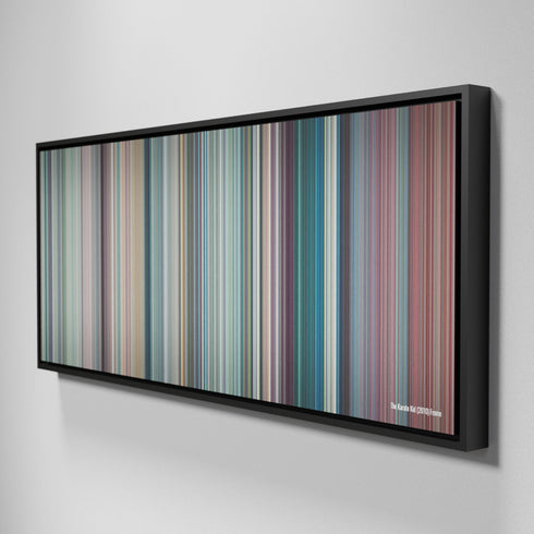 Side view of Framed Buff's of The Karate Kid Frome (2010) on the wall