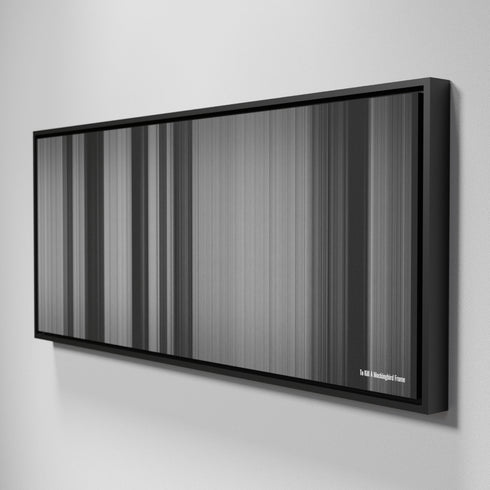 Side view of Framed Buff's of To Kill A Mockingbird Frome on the wall