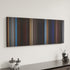 Bullet canvas art in modern interior - movie color palette