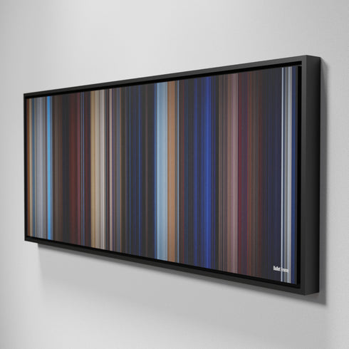 Side view of Framed Buff's of Bullet Frome on the wall