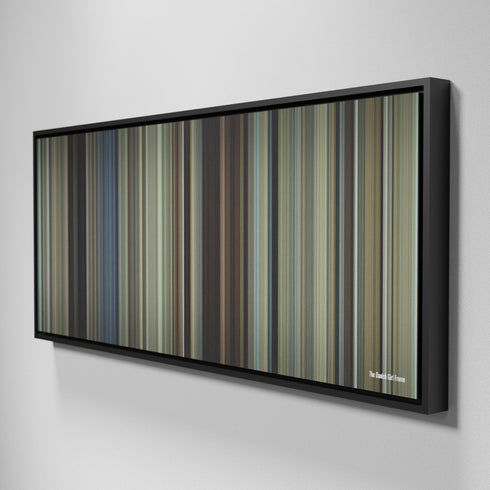 Side view of Framed Buff's of The Danish Girl Frome on the wall