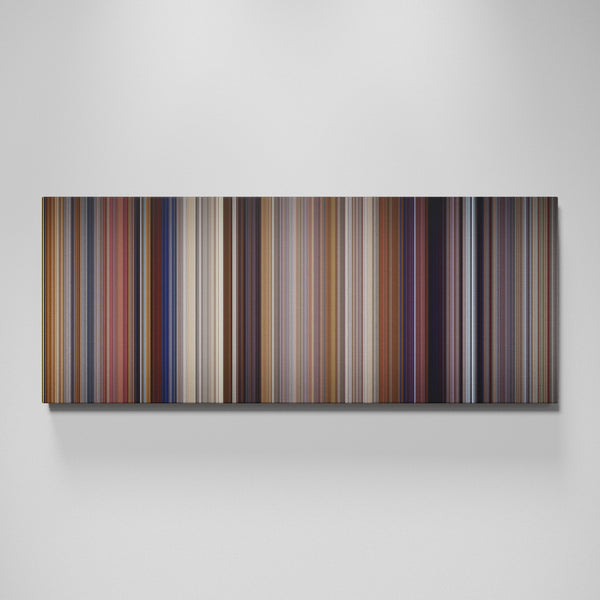 Curly Sue movie canvas wall art - color palette print