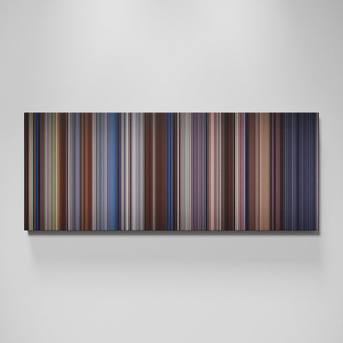 The Natural movie canvas wall art - color palette print