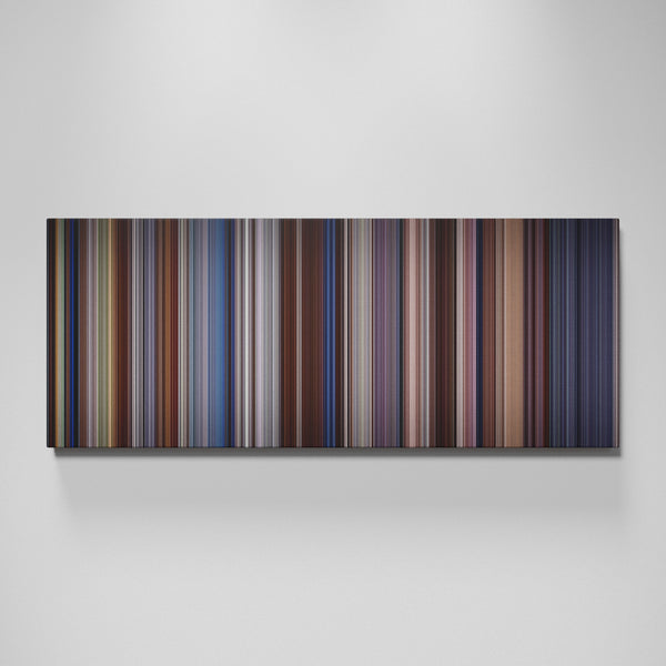 The Natural movie canvas wall art - color palette print