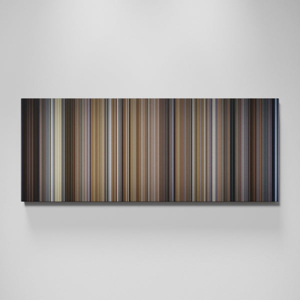White Nights movie canvas wall art - color palette print