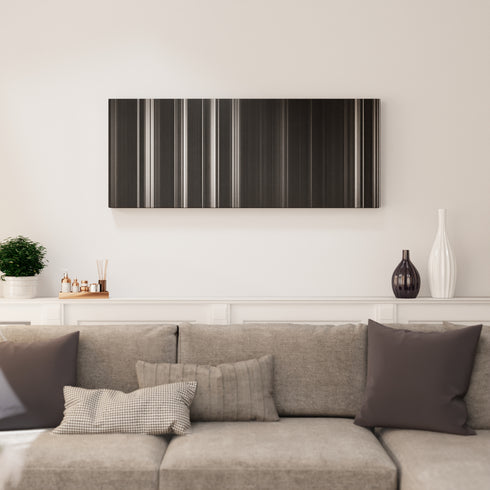 Living room interior with The Lighthouse Frome on the wall