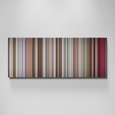Up in Smoke movie canvas wall art - color palette print