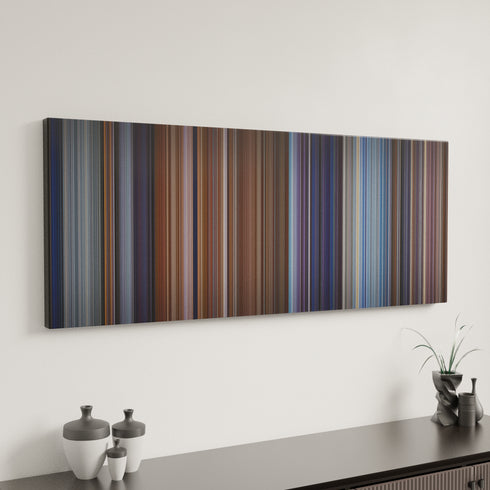 Die Another Day canvas art in modern interior - movie color palette