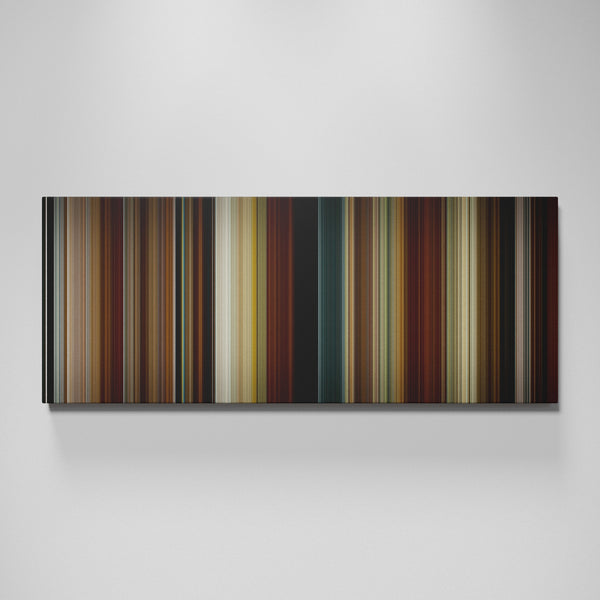 Seeking A Friend for the End of the World movie canvas wall art - color palette print