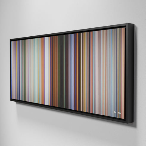 Side view of Framed Buff's of Cars 3 Frome on the wall