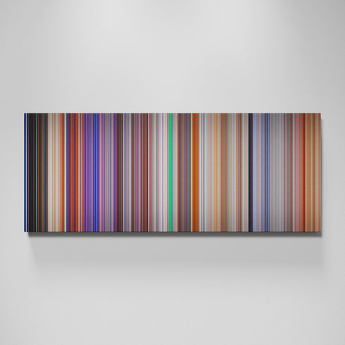 Cars 2 movie canvas wall art - color palette print