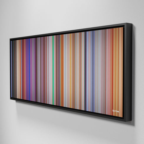 Side view of Framed Buff's of Cars 2 Frome on the wall