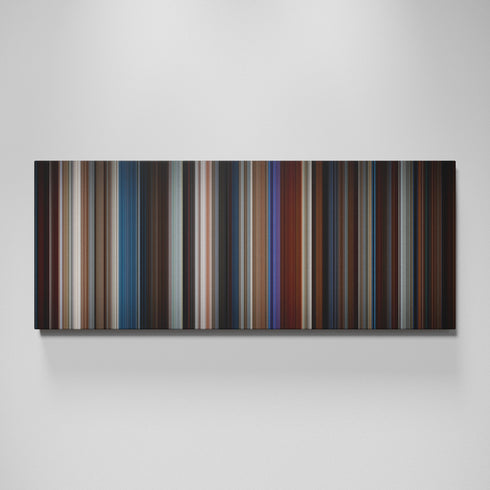 Basic Instinct movie canvas wall art - color palette print