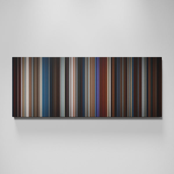 Basic Instinct movie canvas wall art - color palette print