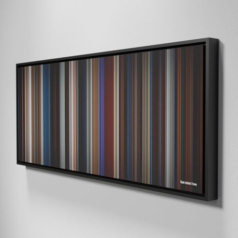 Side view of Framed Buff's of Basic Instinct Frome on the wall