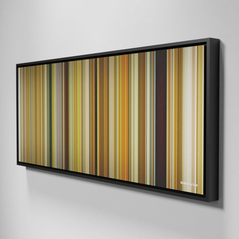 Side view of Framed Buff's of Me Before You Frome on the wall