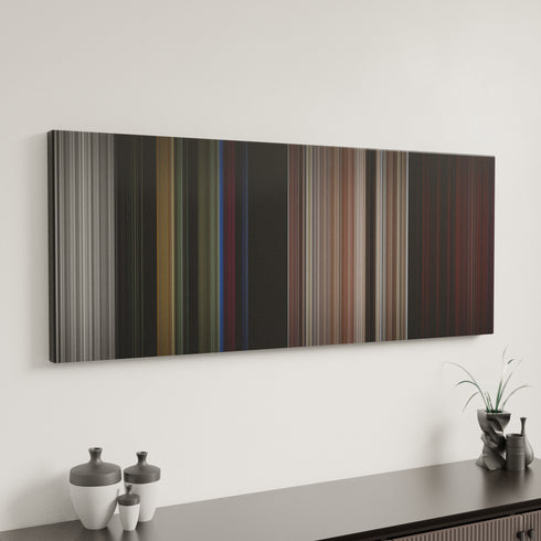 Minimal interior design with Heartbreak Ridge Frome on the wall