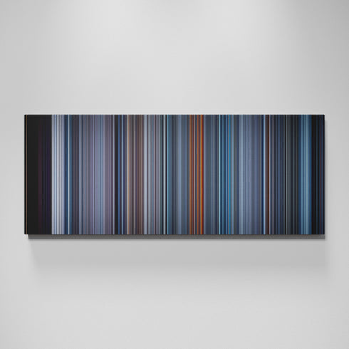 Hannibal movie canvas wall art - color palette print