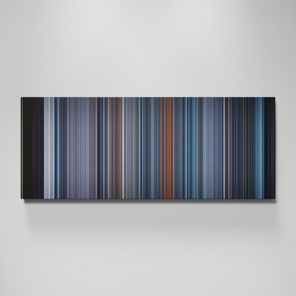Hannibal movie canvas wall art - color palette print
