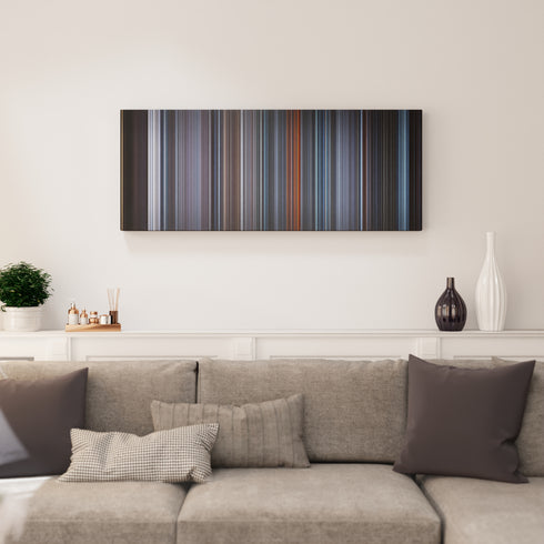 Hannibal canvas print in living room - film wall decor