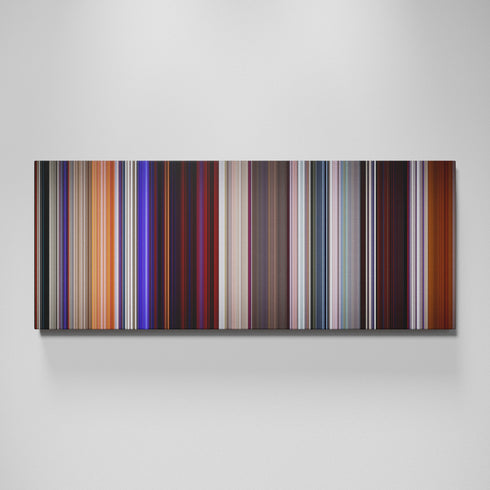 Assassination Nation movie canvas wall art - color palette print