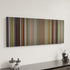 Boyhood canvas art in modern interior - movie color palette