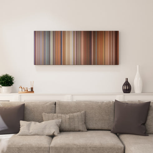 Living room interior with Hope Floats Frome on the wall