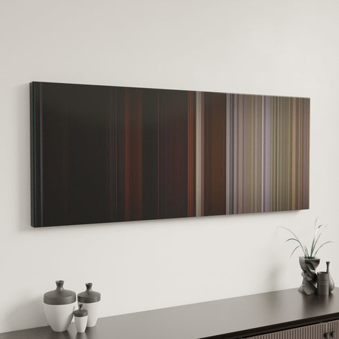 Mallrats canvas art in modern interior - movie color palette