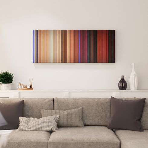 Living room interior with Onward Frome on the wall