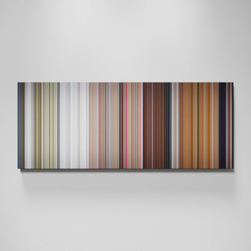 Raw Force movie canvas wall art - color palette print