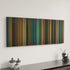 Rendition canvas art in modern interior - movie color palette