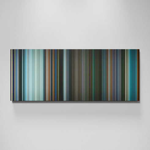Rocky Balboa movie canvas wall art - color palette print