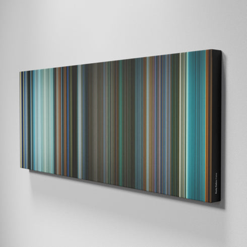 Side view of Buff's of Rocky Balboa Frome on the wall