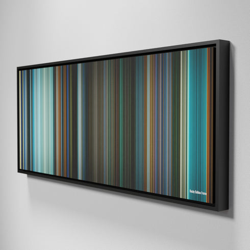 Side view of Framed Buff's of Rocky Balboa Frome on the wall