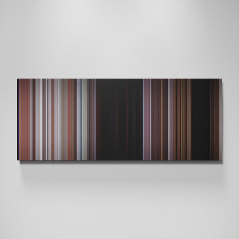 Slap Shot movie canvas wall art - color palette print