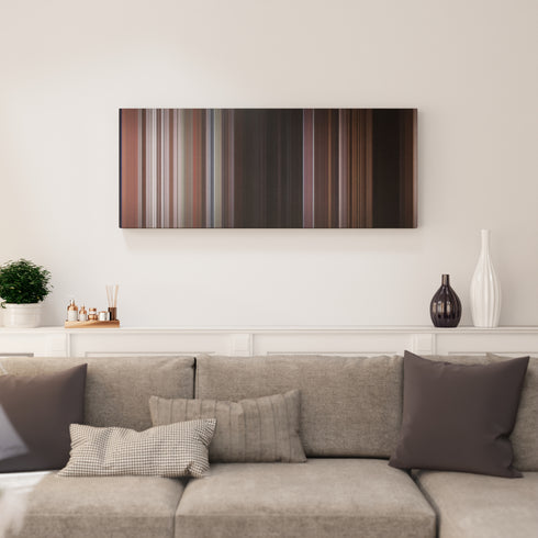 Living room interior with Slap Shot Frome on the wall