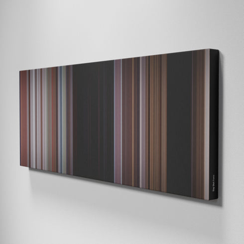 Side view of Buff's of Slap Shot Frome on the wall