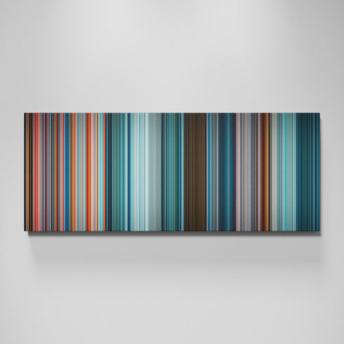 Star Trek Into Darkness movie canvas wall art - color palette print