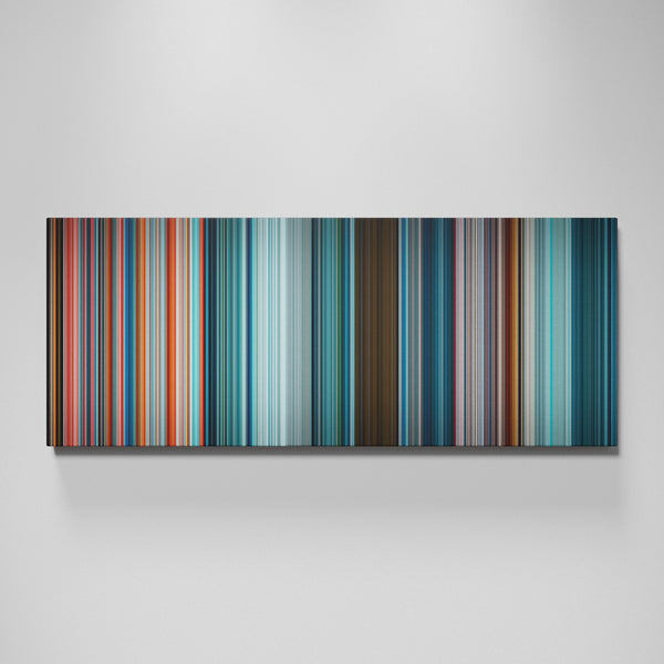 Star Trek Into Darkness movie canvas wall art - color palette print