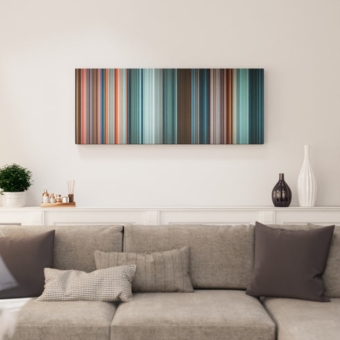 Living room interior with Star Trek Into Darkness Frome on the wall