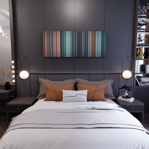 Star Trek Into Darkness movie canvas in bedroom - wall art display