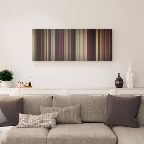 Summer Catch canvas print in living room - film wall decor