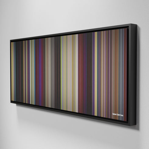 Side view of Framed Buff's of Summer Catch Frome on the wall